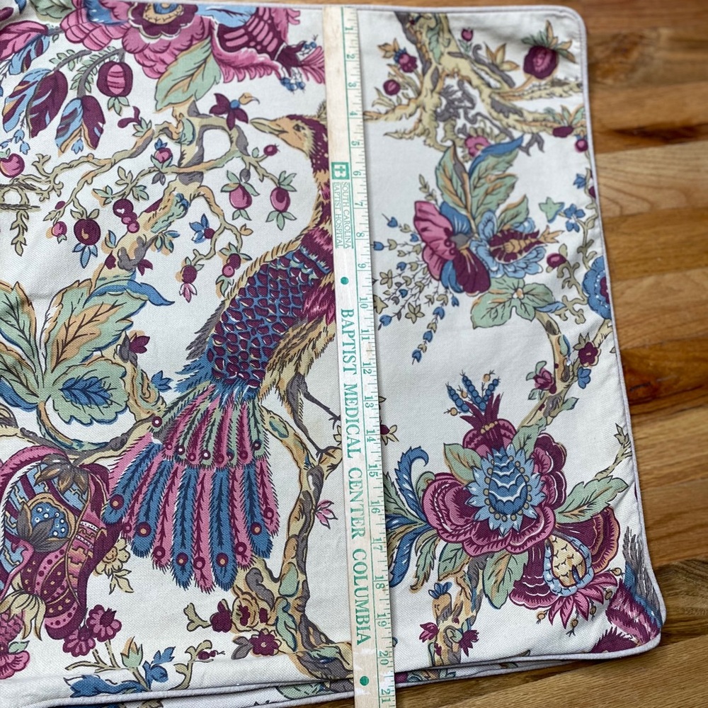 ❌SOLD❌Pottery Barn bird peacock pillow covers - Picture 10 of 13